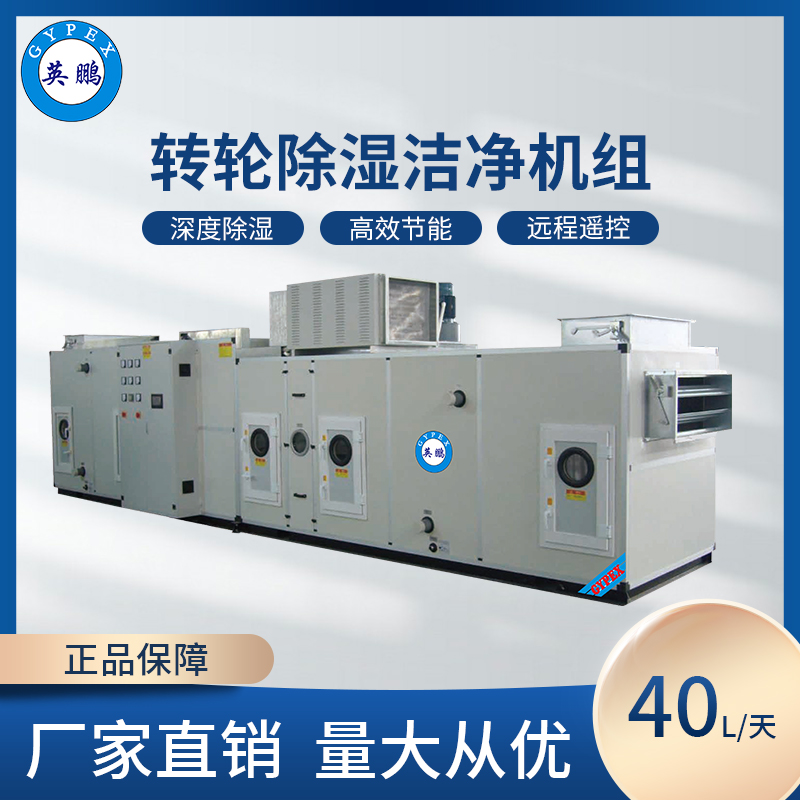 转轮除湿洁净机组40/天